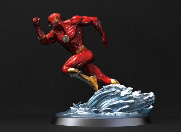 A239 - Comic heroes, The Flash, STL 3D model design print download fil ...