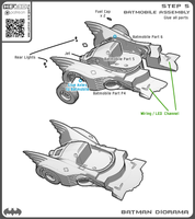 E020 - Comic character design , The badguy with the bad guy car statue, STl 3D model design print download files