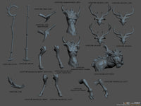 B025 - Legendary creature design stl file, The Centori, STL 3D Model design print download files