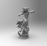 E470 - Games character design, THhe Warcroft female character statue, STL 3D model design print download files