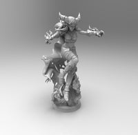 E470 - Games character design, THhe Warcroft female character statue, STL 3D model design print download files
