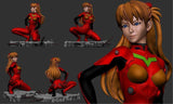 A267 - NSFW Anime character design, Asuka and Rei in bikini / standard / nsfw version, STL 3D model design print downloa