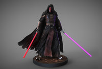 A077 - Movie Character design, The Starwars Darth Revan, STL 3D model design printable download files