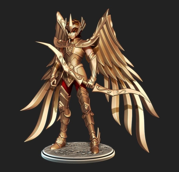 B035 - Saint seiya gold Sagittarius Aiolos, STL 3D model design print