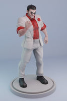 E682 - Anime character design, The hell taker 9 statue, STL 3D model design print download files
