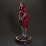E710 - Comic character design, The Peggi statue, STL 3D model design print download files