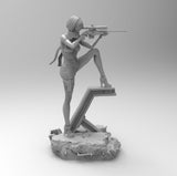 A132 - Resident Evil Ada Wong character, 2x dress design / 1 x NSFW , STL 3D model design download print files