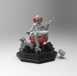 A493 - Comic character design, The Green jacket Riddler statue, STL 3D model design print download files