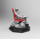 A493 - Comic character design, The Green jacket Riddler statue, STL 3D model design print download files