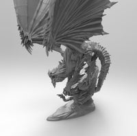 A138 - Mythical Animal dragon , Crystal dragon, STL 3D model design print download files