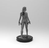 A508 - NSFW character design, The widow hot body with 2 guns, STL 3D model design print download files