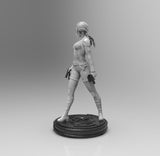 A508 - NSFW character design, The widow hot body with 2 guns, STL 3D model design print download files
