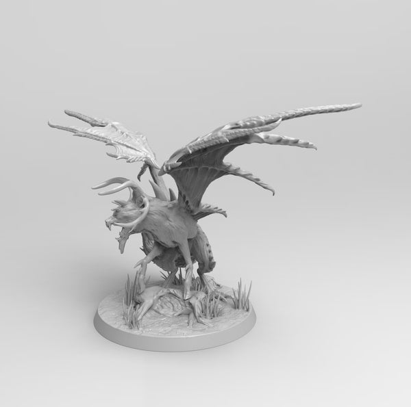 A145 - Mythical creature design, The Peyton, STL 3D model design print files
