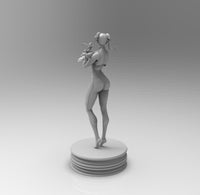 A509 - Games Character design , The Chun lee sexy hot body shape, STL 3D model design print download files