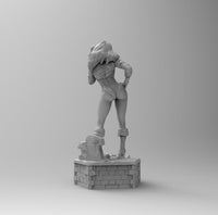 F502 - DC comic heroes , Sexy female character Black Canary, STL 3D model design download print files