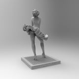 F505 - Popular character design statue, Marilyn Monroe, STL 3D model design download print files