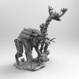 F508 - Games female character statue, Horizon Aloy with robot sheep, STL 3D model design download print files