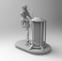 F509 - Anime Character, Ghost in the Shell Waifu, Bikini and Standand version, STL 3D model design download print files