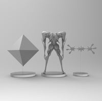 B106 - Anime character, Evangelion Enemy in Angle Form 3 types, STL 3D model design download print files