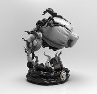 A566 - Anime character design, The monkey Fluffy Gear 4, STL 3D model design print download files