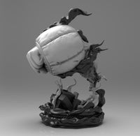 A566 - Anime character design, The monkey Fluffy Gear 4, STL 3D model design print download files