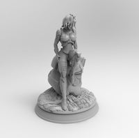 F517 - Comics character, Sexy Starwars Girl 2 with shorthair , STL 3D model design download print files