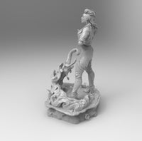 F514 - Storm in Punk version, comic character STL 3D model design print download files