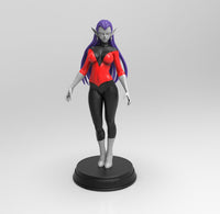 A569 - Anime hot girl design, The Alien Cocotte design, STL 3D model design print download files