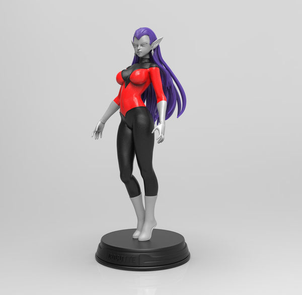 A569 - Anime hot girl design, The Alien Cocotte design, STL 3D model design print download files