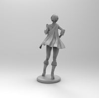 F438 - Sexy Female Power Girl, Comic character statue, STL 3D model design print download files
