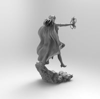 F432 - Superheroes character design, Female character Scarlet witchii, STL 3D model design print download file