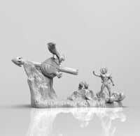 A663 - Anime character design, The Fatty bu vs Vege guy, STL 3D model design print download files