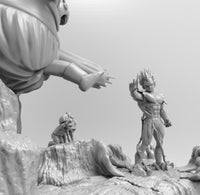 A663 - Anime character design, The Fatty bu vs Vege guy, STL 3D model design print download files