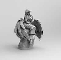 F440 - Waifu Albe lord, Anime Character design, STL 3D model design print download files