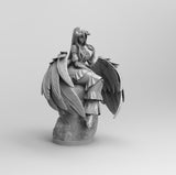 F440 - Waifu Albe lord, Anime Character design, STL 3D model design print download files