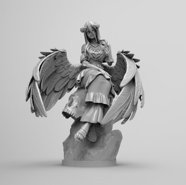 F440 - Waifu Albe lord, Anime Character design, STL 3D model design print download files