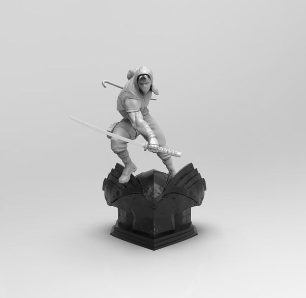 A573 - Comic character design, The red hoodie guy, STL 3D model design print download files