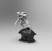 A573 - Comic character design, The red hoodie guy, STL 3D model design print download files