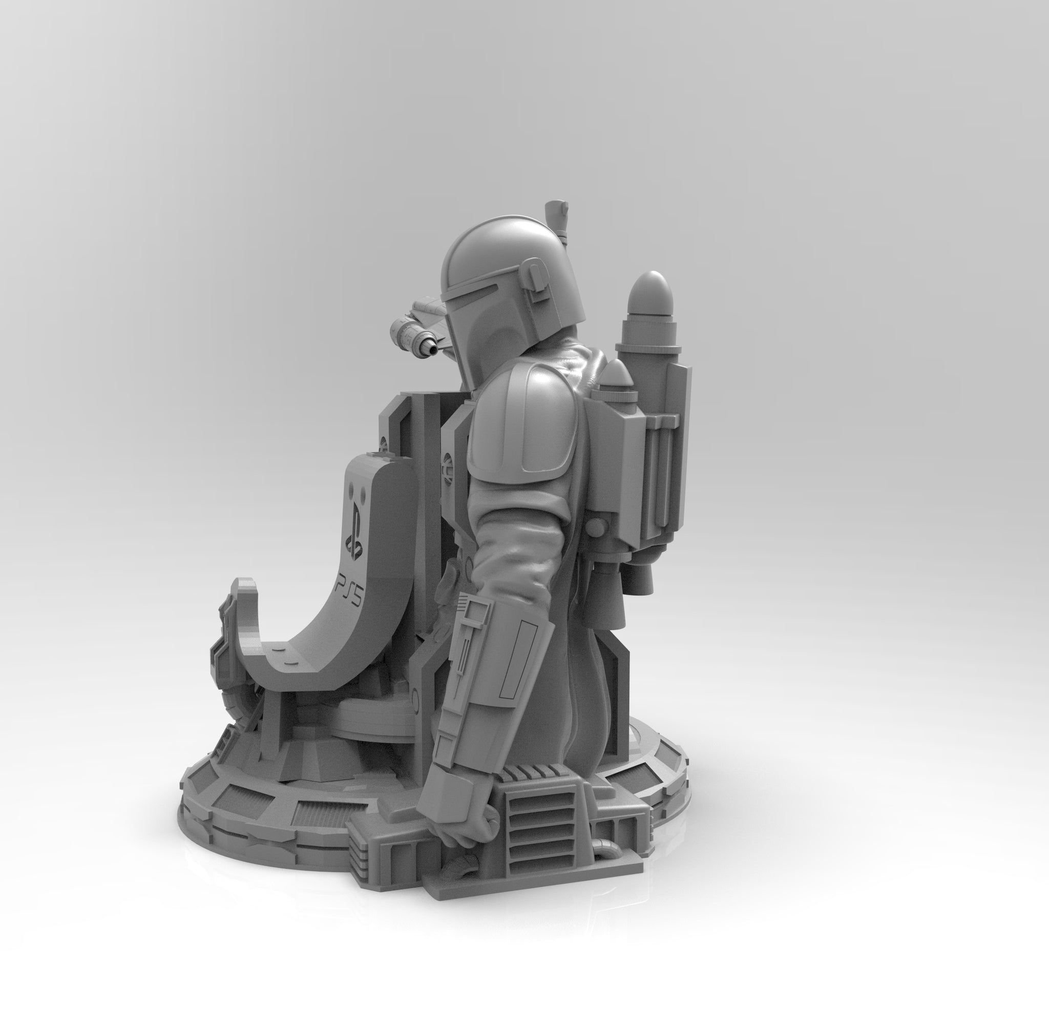 A581 Games Handle accessories design, Manda SW PS Handle design, STL World of STL