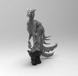 A582 - Legendary Creature design, The Ancient nine tail Fox, STL 3D model design print download file