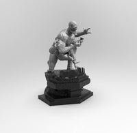 A599 - Comic character design, Spider Doppelganger with six arms, STL 3D model design print download files