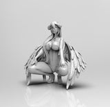 A591 - Hot girl character design, ( NO CUTS ) overlord albedo, STL 3D model design print download files