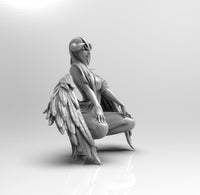 A591 - Hot girl character design, ( NO CUTS ) overlord albedo, STL 3D model design print download files