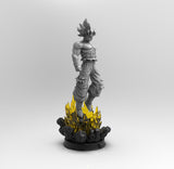 A593 - Anime character design, The yellow hair Wu Kong in energy form, STL 3D model design print download files