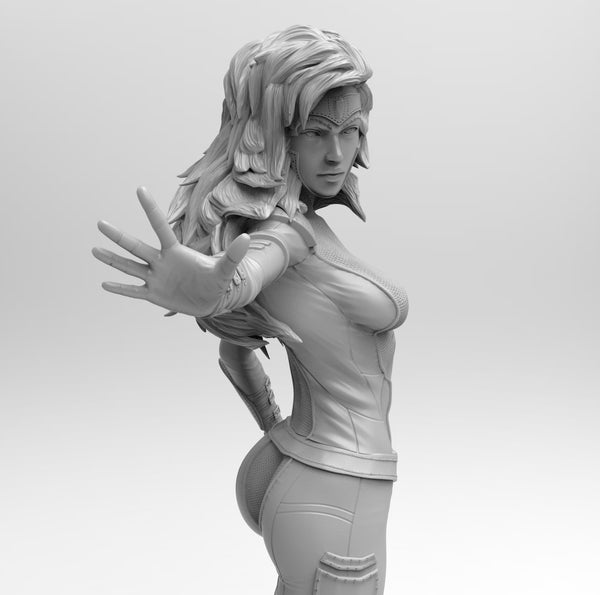 F519 - Jinn Grey, Super Heroes Design Statue, STL 3D model design print download files