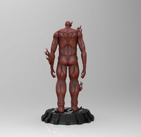 A600 - Anime character design, The attack mega titan, STL 3D model design print download files