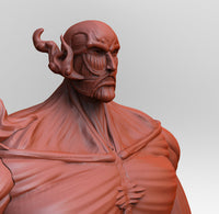 A600 - Anime character design, The attack mega titan, STL 3D model design print download files