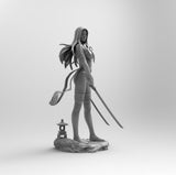 F524 - Hot Comics Character heroes  , Psylocke design statue with two poses , STL 3D model print download files