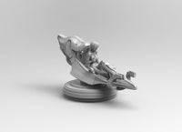 A269 - Anime character design, Rei Ayami in command room, STL 3D model design print download file