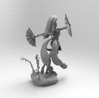 A587 - S and K Character, Mai Shira Mui Female design statue, STL 3D model design print download files